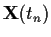 ${\bf X}(t_n)$