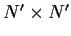 $N'\times N'$